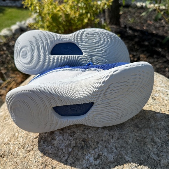 Under Armour Curry 8 Boy’s Basketball Shoes Royal Blue White Size 3.5Y Athletic - Picture 6 of 11